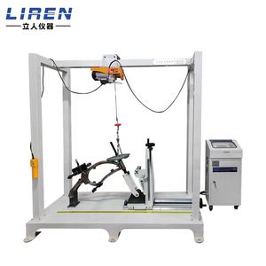 Werkseitiger direkter Fahrrad rahmen Vorderrad gabel Vorwärts fallende Schlag prüfmaschine ISO-Rahmen-Haltbarkeit prüfgeräte - Product Image 1