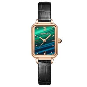 Nouvelle montre pour femme petite montre à quartz verte élégante étanche et polyvalente - Product Image 1