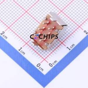 SS-22F04-G050 Slide Switch Through hole Component (THT) Switch Double Pole Double Throw Rectangle Pin Header PC Pin 13.4mm - Product Image 2