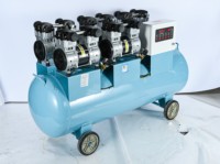 Compresseur d'air industriel à double cylindre à piston, 8Mpa, lubrifié, refroidi par air, 380V, faible bruit, 7.5kw, réservoir de 300L, pompe à air