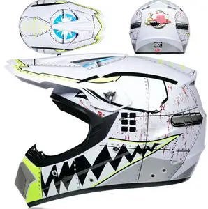 Hot Sale Custom Capacete De Motocross Fox 1 Unidade Shark Motorcycle Accessories Helmet