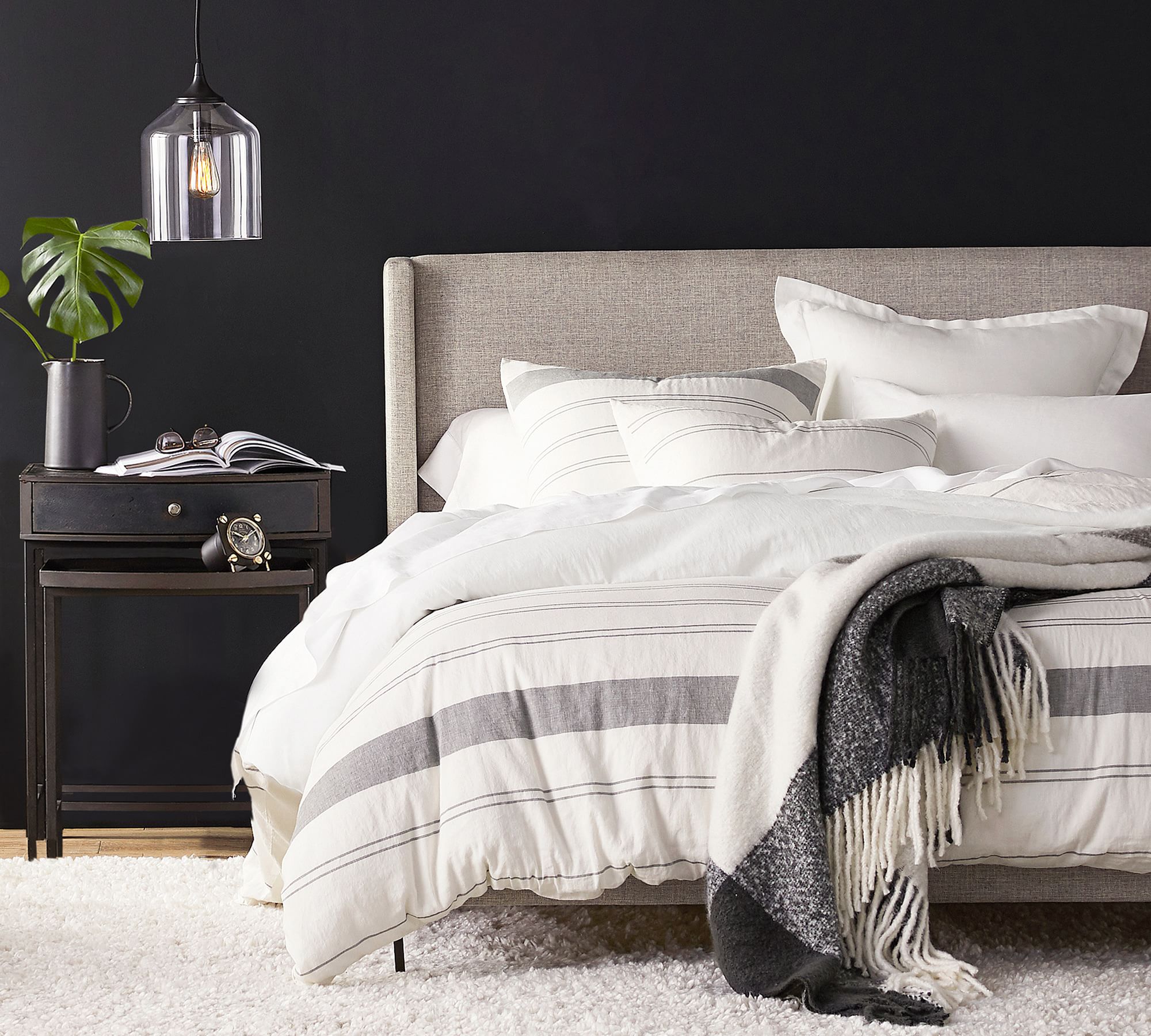 king bed kids bed bedroom furniture upholstered metal legs platform bed