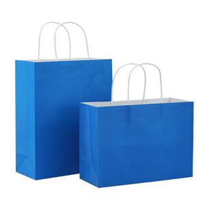 Bolsa de Compra de Papel Kraft Reciclado Lista para Enviar, Impresión Laminada, Estilo Clásico para Promoción en Supermercados - Product Image 2