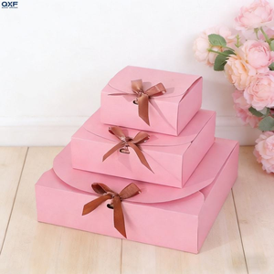 Caixas de Presente de Luxo Dobráveis Descartáveis por Atacado com Fechamento Magnético e Alça, Laminação Fosca, Logotipo Personalizado em Papel Kraft para Casamento - Product Image 6