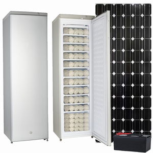 Large Volume Fast Freezing Factory Direct Solar Powered <strong>Upright</strong> Solar DC <strong>Freezer</strong> - Product Image 3