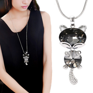 Trendy Legering Zomer High-End Lange Slangenketting Parel Kwastje Hanger Ketting Voor Dames-Modieuze Kleding - Product Image 3