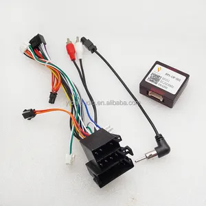 Car 16pin Android Audio Wiring Harness With Canbus Box For Opel Corsa 07~14 Aftermarket Stereo Installation Wire