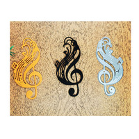 Fustelle in Metallo a Forma di Note Musicali per Scrapbooking, Fustelle per Goffratura per Progetti Creativi