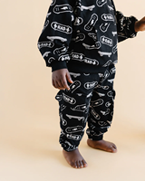 Ensemble jogging cargo style skater noir pour enfant garçon, à capuche et pantalon, vêtements pour enfants, très demandé