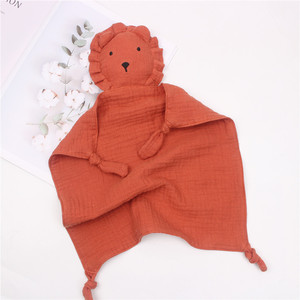 <span class=keywords><strong>Doudou</strong></span> personnalisé pour bébé, couleur unie, animal, 100% mousseline, doux pour la peau, <span class=keywords><strong>doudou</strong></span> personnalisé pour bébé - Product Image 4