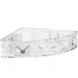 Tắm Kệ Trắng phòng tắm nhựa không khoan đa chức năng tổ chức Lưu trữ kệ với hút mạnh mẽ cup - Product Image 6