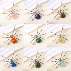 Oferta Especial: Tallados y Esculturas de Araña de Amatista de Cristal para Sanación Animal, Ideales como Regalos de Halloween - Product Image 2