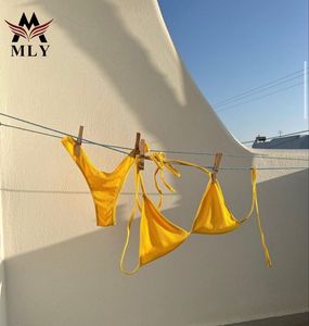 צבע מותאם אישית mly הדפסה מרוסדת בגד ים ביקיני בד מרופד כפול מרופד ברזילאי 3 יום עבור לדוגמא בגד ים - Product Image 5