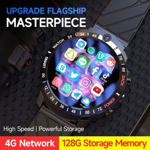 MT27-3H Smartwatch da Uomo con Supporto SIM 4G, Android 11, Schermo Rotondo, 4GB + 64GB, Wifi, GPS, <span class=keywords><strong>Fitness</strong></span> <span class=keywords><strong>Tracker</strong></span> - Product Image 2