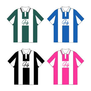 फैक्टरी थोक रेट्रो विंटेज क्लासिक फुटबॉल पोलो जर्सी सबलिमिनेशन स्ट्रीट फैशन फुटबॉल टी-शर्ट विंटेज शैली सॉकर - Product Image 4