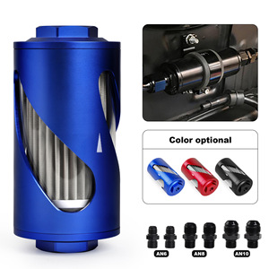 Filtro de Combustible de 76 mm AN6 AN8 AN10 Universal de Aleación de Aluminio en Colores Azul, Rojo y Negro Opcionales - Product Image 1