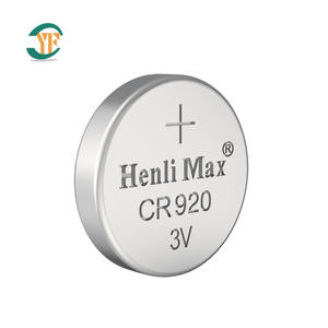 Henli Max заводская цена <span class=keywords><strong>CR920</strong></span> кнопочный аккумулятор 25 мАч 3 В литиевая батарея для часов, игрушек, медицинских устройств - Product Image 1