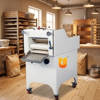 Façonneuse à pâte multifonctionnelle commerciale, laminoir à pâte électrique pour boulangerie, baguette courte, hot-dog