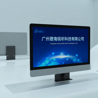 Table de conférence avec moniteur LCD escamotable, moniteur d'ordinateur de bureau caché, moniteur LCD escamotable pour système de conférence sans papier