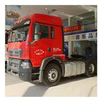 Truk Traktor Sinotruck Howo Laris Manis 410HP 6x4 Euro 2 LHD Diesel Baru dengan Kamera Belakang dan Layar Sentuh