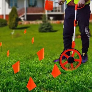 Small Custom Size Multi-purpose PVC Construction Yard Survey Marking Stake <b>Flags</b> with Custom Logo for Lawn - Product Image 4