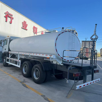 Camion-citerne à eau diesel HOWO TX 6x4, capacité de 20000 L, citerne à eau en acier inoxydable, véhicule lourd