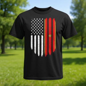 Camiseta con la Bandera de Montenegro, Ropa Promocional para Padres con Origen en Montenegro - Product Image 3