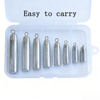 Plomb de pêche 8 # -100 #   Plomb de pêche en fer galvanisé sans plomb de 29g-370g avec rotation à 360° °   Anneau pivotant pour les pêcheurs et les magasins d'articles de pêche