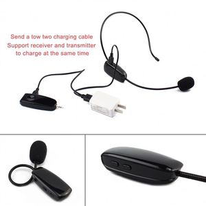 2.4G Condenseur Noir <span class=keywords><strong>Micro</strong></span> Cravate Sans Fil Casque <span class=keywords><strong>Micro</strong></span> Discours <span class=keywords><strong>Haut</strong></span>-<span class=keywords><strong>Parleur</strong></span> Pour L'enseignement Conférence Casque <span class=keywords><strong>Micro</strong></span> - Product Image 2