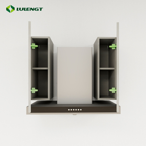 Mobile da Cucina Prefabbricato Moderno <span class=keywords><strong>con</strong></span> Accessori Impermeabili, Angolare, Personalizzabile, <span class=keywords><strong>con</strong></span> Lavello e Mobiletto Interno, Modanatura a Corona e <span class=keywords><strong>Cappa</strong></span> - Product Image 3