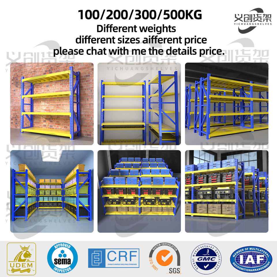 Load-Bearing 300kg/Layer Racks Adjustable Boltless Steel Stack ...