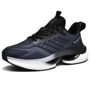Zapatillas Deportivas para Hombre con Parte Superior de Malla Transpirable, Amortiguación, Suela Suave Antideslizante, Modernas y Casuales para Caminar - Product Image 6
