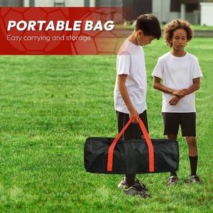 Équipement d'entraînement de football à porte et dans la porte 5 pieds X 4 pieds Rebondisseur de football portable pour l'entraînement de football en équipe ou en <span class=keywords><strong>solo</strong></span> - Product Image 3