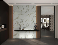 Échantillon Gratuit - Panneau Mural 3D Moderne en Composite Bois-Plastique Effet Marbre, Auto-Adhésif, Insonorisant et Antidérapant pour Salon et Chambre