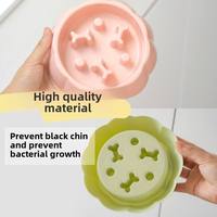 Gamelle anti-étouffement en PP pour chien, motif colonne osseuse, pour l'alimentation lente et saine des chiens de petite, moyenne et grande taille, pour l'intérieur.