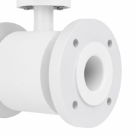 Débitmètre électromagnétique intelligent DN25-DN300 avec sortie 4-20mA HART RS485 Modbus, débitmètre d'eau magnétique à bride LDG-SUP-A100