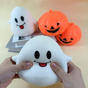 ของเล่นบีบยางรูปผีและฟักทองน่ารักสำหรับฮาโลวีน ของเล่นบีบคลายเครียดแบบคืนตัวช้า ของขวัญสำหรับเด็กและเยาวชนสำหรับงานปาร์ตี้วันหยุดสไตล์ตะวันตก - Product Image 6