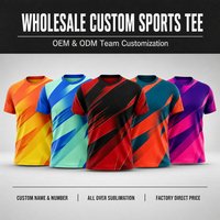 T-shirt d'entraînement pour homme à séchage rapide, impression par sublimation personnalisée, directement de l'usine, pour la course à pied, la gym et la remise en forme