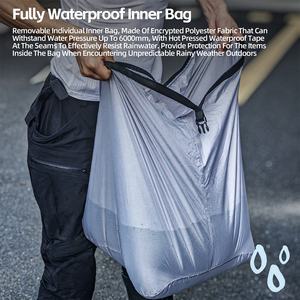 Rhinowalk étanche 23L-35L sac de queue de moto ABS <span class=keywords><strong>coque</strong></span> dure extensible sacs de siège arrière pour moto aventure - Product Image 5