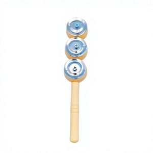 Instrumento de Percusión Orff, Platillos de Tres Campanas, Juguete de Acompañamiento Musical para Jardín de Infancia, Campana de Baile para Niños - Product Image 1