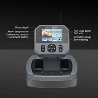LUCKY LBT-1-GPS – sondeur de poisson de bateau d'appât, sondeur echo de bateau de pêche GPS sondeur de poisson de bateau GPS sondeur