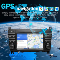 Radio para Auto Android 15 de 7 Pulgadas para Mercedes-Benz Clase C W203 C200 C203, con CarPlay y Android Auto Inalámbricos, Unidad Principal con GPS