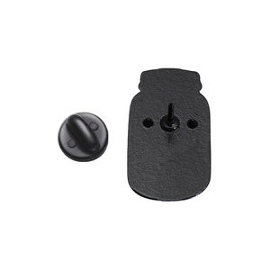 Observações humorísticas personalizadas Esmalte Pin escorregou em meus feijões Lixo rosa pode citar Brooch Lapel Badge Backpack Jóias Presente Atacado - Product Image 5