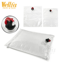 Fabricant personnalisé 1L 3L 5L 10L 20L Sacs à bavette Sauce Jus Café Lait Huile de cuisson Emballage de liquide Sac à valve dans une boîte