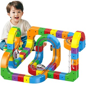 Set di Trenini Magnetici Personalizzati, Giocattoli Educativi con Pista Orbitale a Levitazione <span class=keywords><strong>per</strong></span> Bambini - Product Image 1