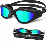 Lunettes de natation Marazual anti-buée avec lentilles en polycarbonate, étanches, réglables, lunettes de natation professionnelles