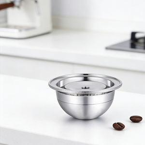 Juego de Cápsulas de Café Reutilizables y Ecológicas de Acero Inoxidable 304 de 58 mm y 80 ml, Capacidad para 4.5 g de Café Molido, para Regalos Empresariales - Product Image 6