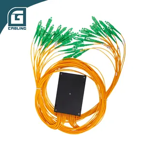 Gcabling Ftth Epon Gpon 1X16 Abs קלטת תיבת fibra אופטי סיבים אופטיים Plc ספליטר