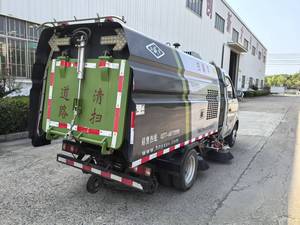 Camion <span class=keywords><strong>balayeuse</strong></span> routière d'<span class=keywords><strong>occasion</strong></span>, véhicule de balayage de rue usagé, camion de nettoyage sanitaire municipal - Product Image 5