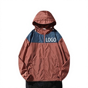 Chaqueta Ligera Delgada con Capucha y Cremallera, Protección UV, para Hombre y Mujer, Acabado en Dos Tonos, Estilo Casual de Verano - Product Image 2